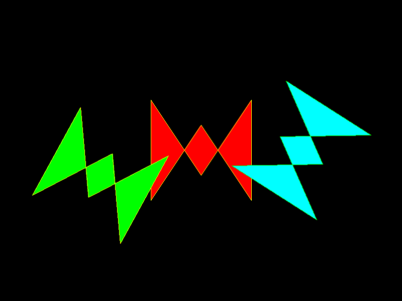 non-convex polygon filling